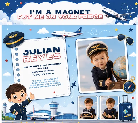 Pilot — Card Style Ref Magnet by Duskraft