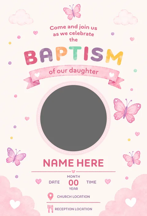 Butterfly — Invitation Card by Duskraft